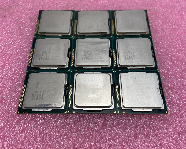 Lot of 9 Intel Core i32120 SR05Y 3.3GHz Desktop Processor