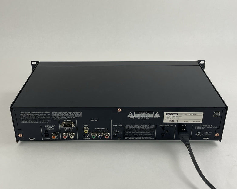 Tascam DV-D6500 Professional Digital DVD Player