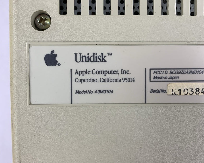 Unidisk Apple A9M0104 Floppy Disk Drive - Tested