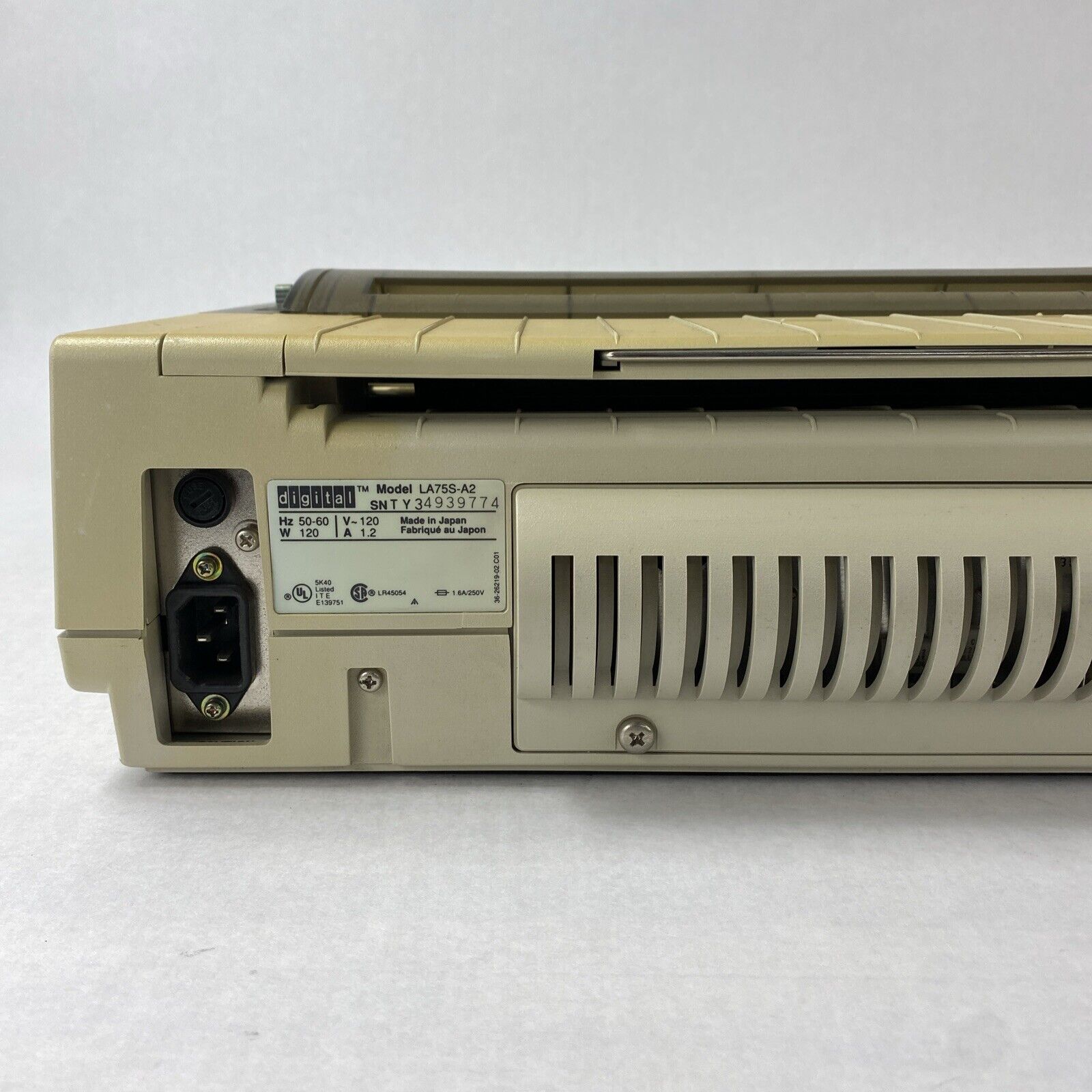 DEC Digital LA75S-A2 Companion Printer