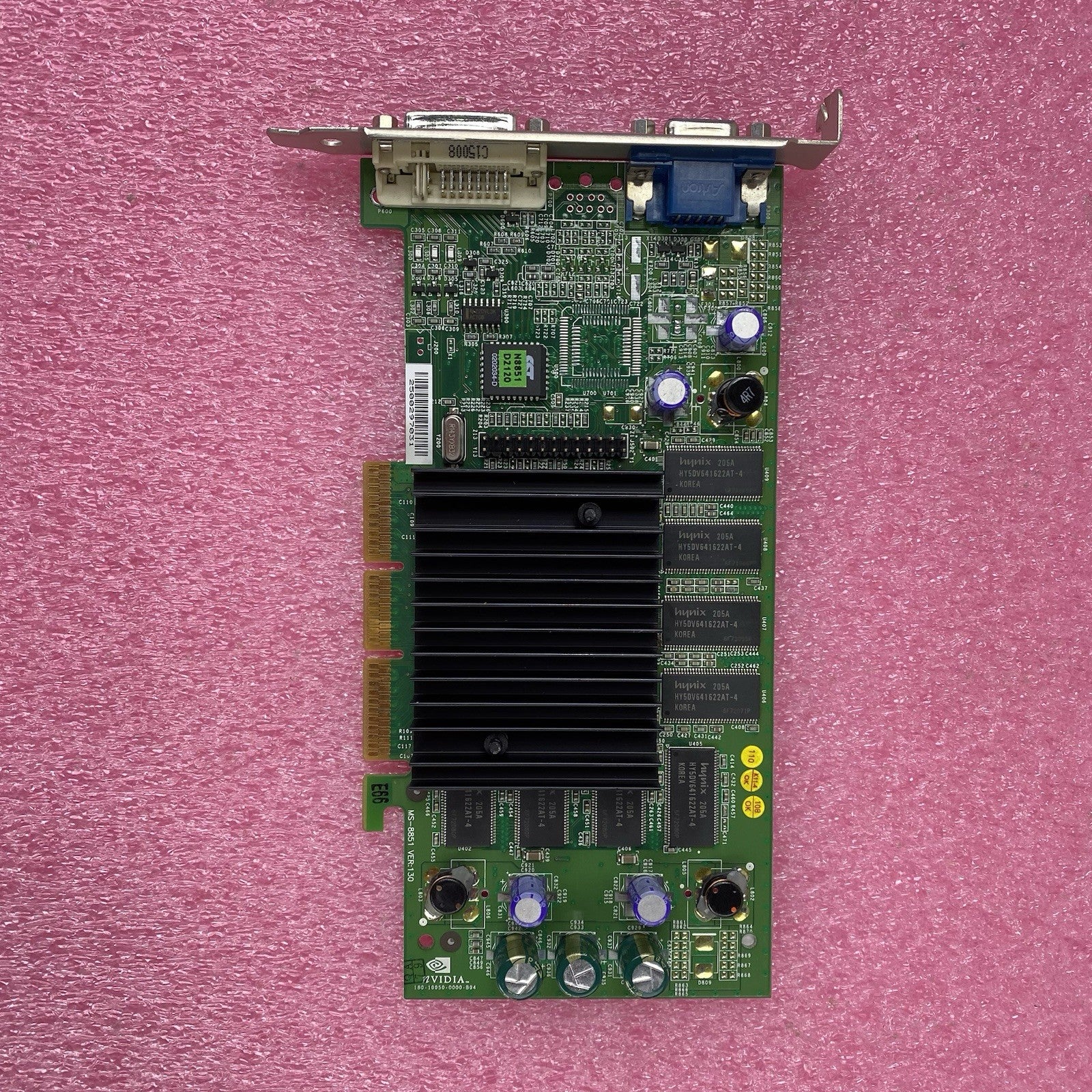 NVIDIA DP/N TW-04N857-69700-25G-3562 64MB APG Video Card Tested