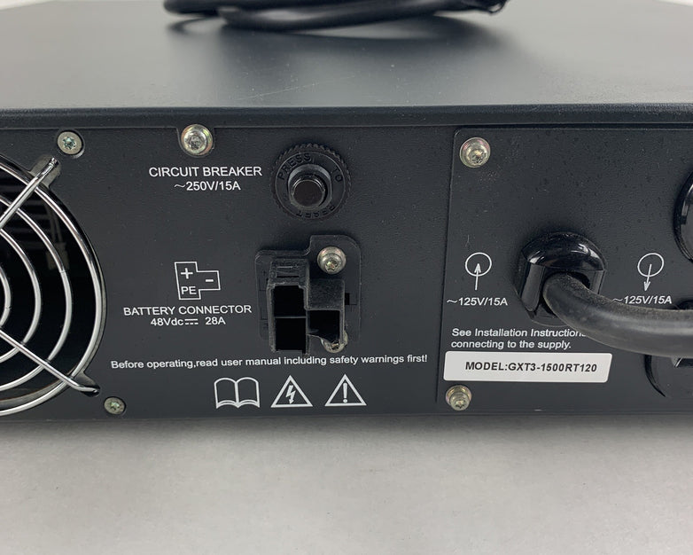 Liebert Emerson GXT3-1500RT120 UPS System Tested No Batteries No Caddy