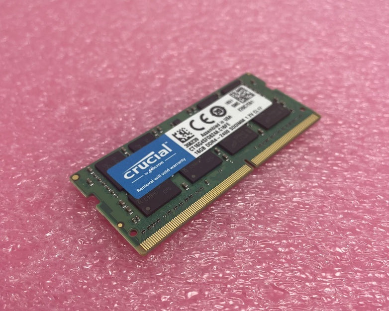 Crucial CT16G4SFD824A.C16FE 1x16GB Crucial DDR4-2400 SODIMM 1.2V CL17 Laptop RAM