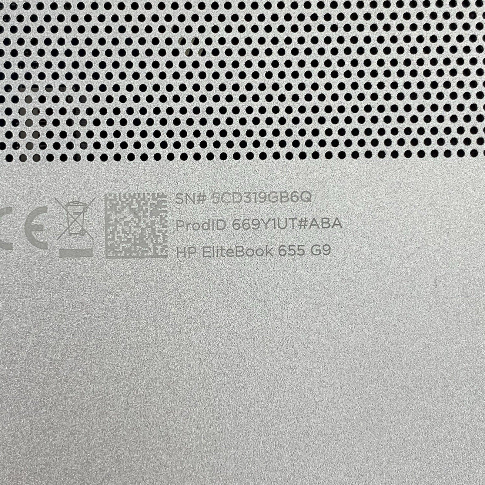 HP EliteBook 655 G9 15.6" AMD Ryzen 5 Pro 5675U 2.3GHz 8GB RAM No SSD/OS/AC Dent8