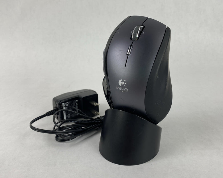 Logitech M-RBQ124 Wireless Mouse w/ Charging Station Untested