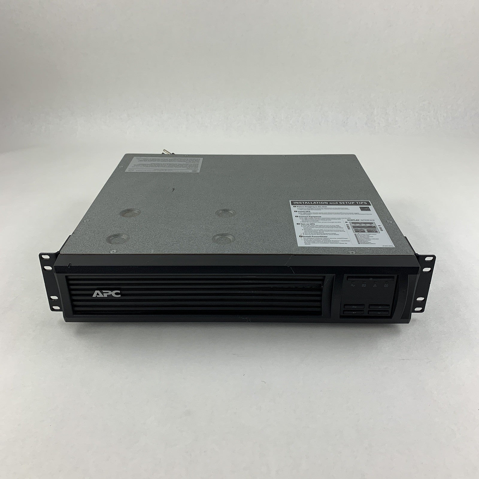 APC SMT750RM2U Line Interactive SmartUPS Power Supply Tested No Battery No Caddy