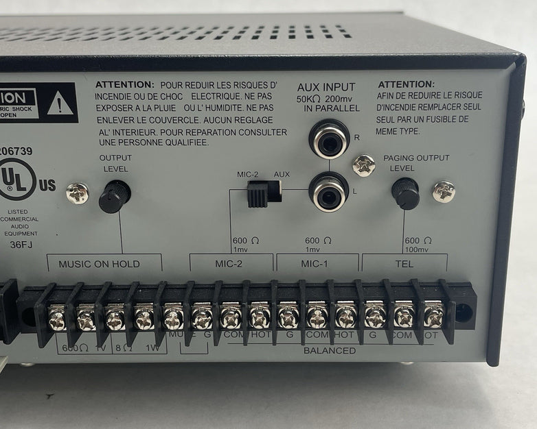 CSI Speco Technologies PBM-15  PA Amplifier Tested