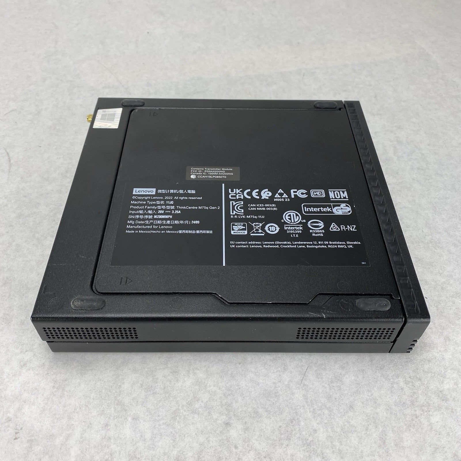 Lenovo ThinkCentre M70q Micro Intel Core i5-10500T 2.3GHz 8GB RAM No HDD/OS/AC