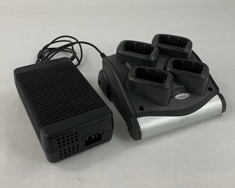 Symbol SAC9000-4000 4-Bay Battery Charger w/PWRS-14000-241R Power Supply