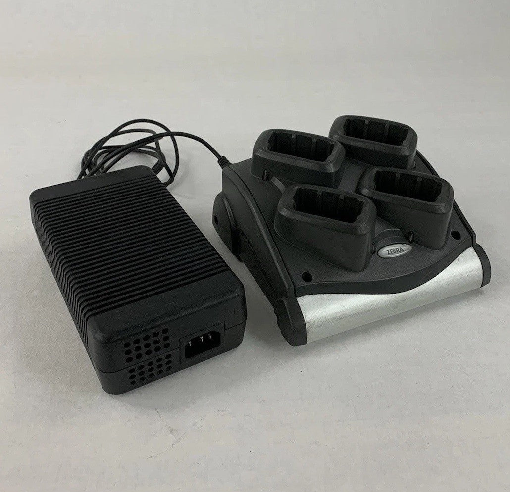 Symbol SAC9000-4000 4-Bay Battery Charger w/PWRS-14000-241R Power Supply