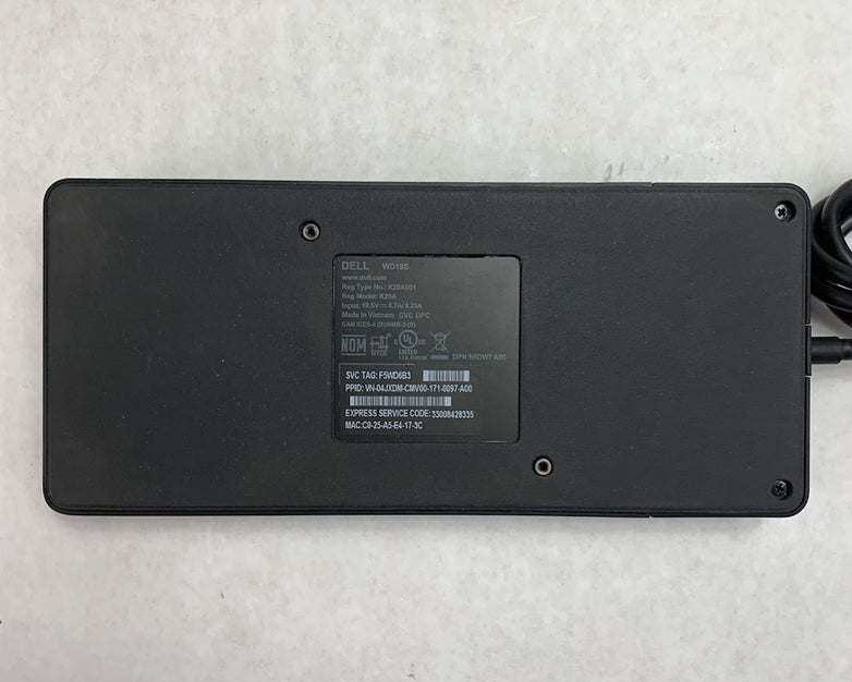 Dell WD19S Thunderbolt USB-C Docking Station