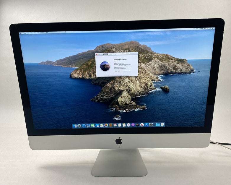 Apple A1419 iMac 2013 27" 3.5 GHz Core i7 8GB RAM 1TB HDD macOS 10.15.7