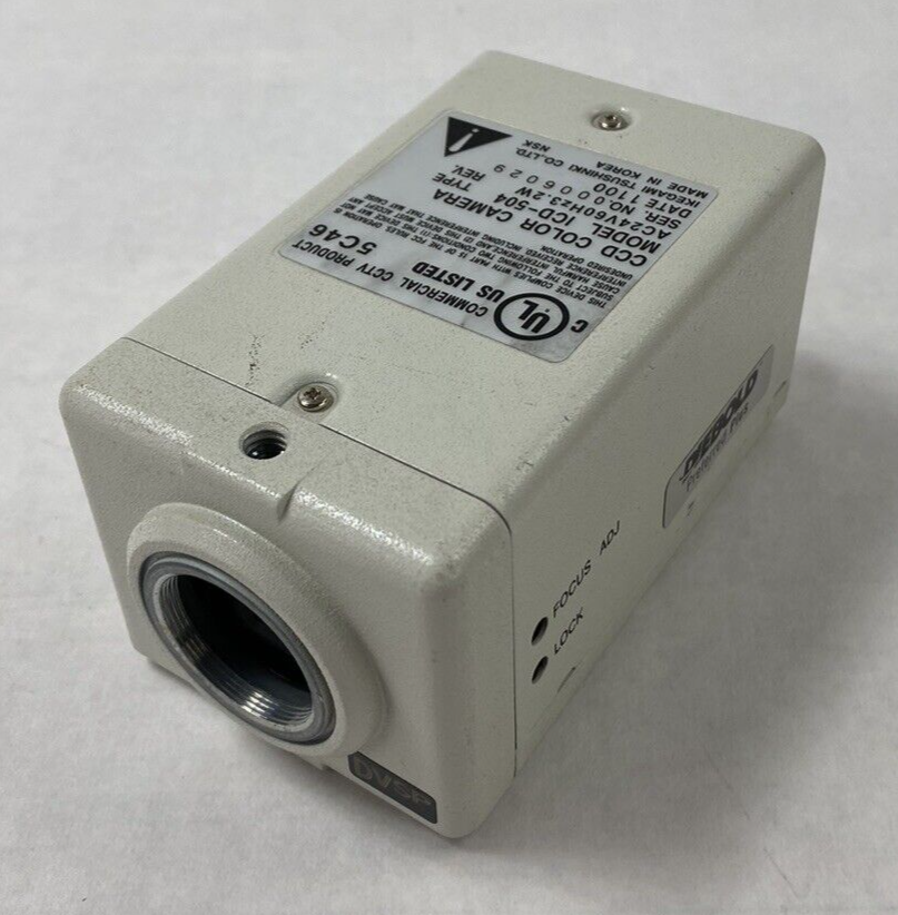 For Parts or Repair Ikegami Tsushinki ICD-504 CCD Color Camera No Lens