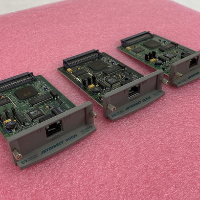 HP Jetdirect 600N 10/100TX J3113A Ethernet Board (Lot of 3)