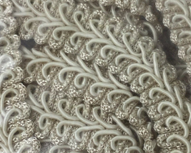 Beige  187 Yards Gimp Braided Vintage Trim, NEW