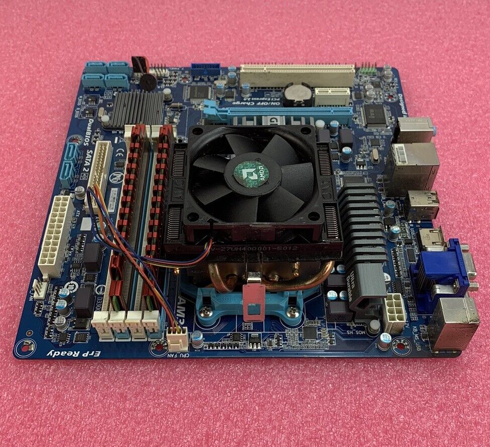 Gigabyte GA-78LMT-LSB3 Motherboard AMD FX-4170 4.2GHz 4GB RAM w/Shield