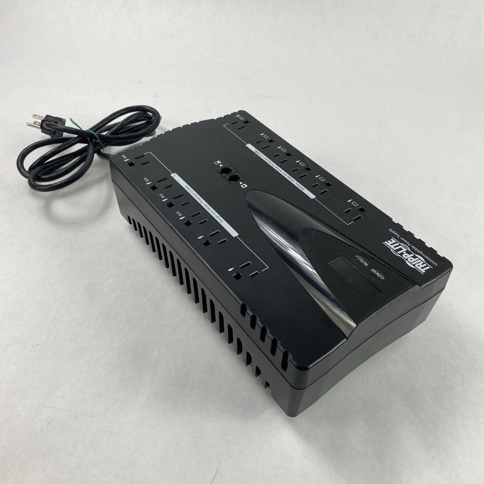 Tripp Lite ECO850LCD ECO UPS 850VA 120V 12 Outlet 6 Surge 6 Battery Backup0