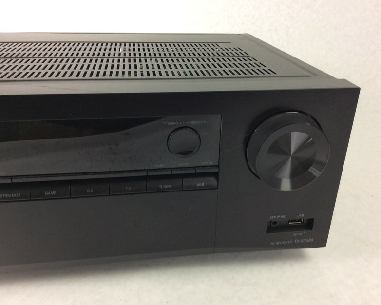 Onkyo TX-SR383 AV Surround Sound Receiver Parts or Repair