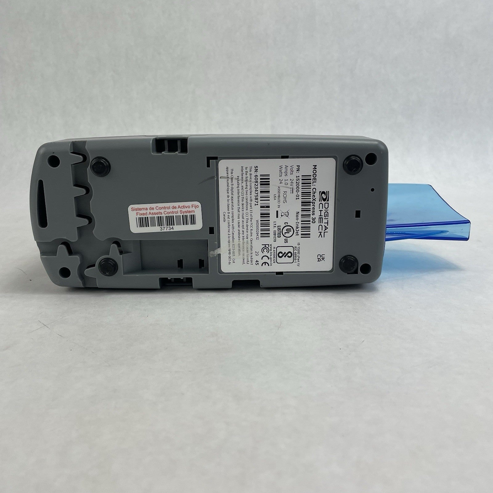 Digital Check Chexpress 30 CX30 Check Scanner For Parts