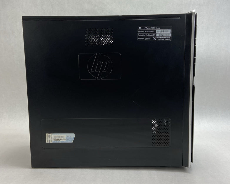 HP Pavilion P6633W MT AMD Athlon 2 x2 225 3.1GHz 4GB RAM No HDD No OS