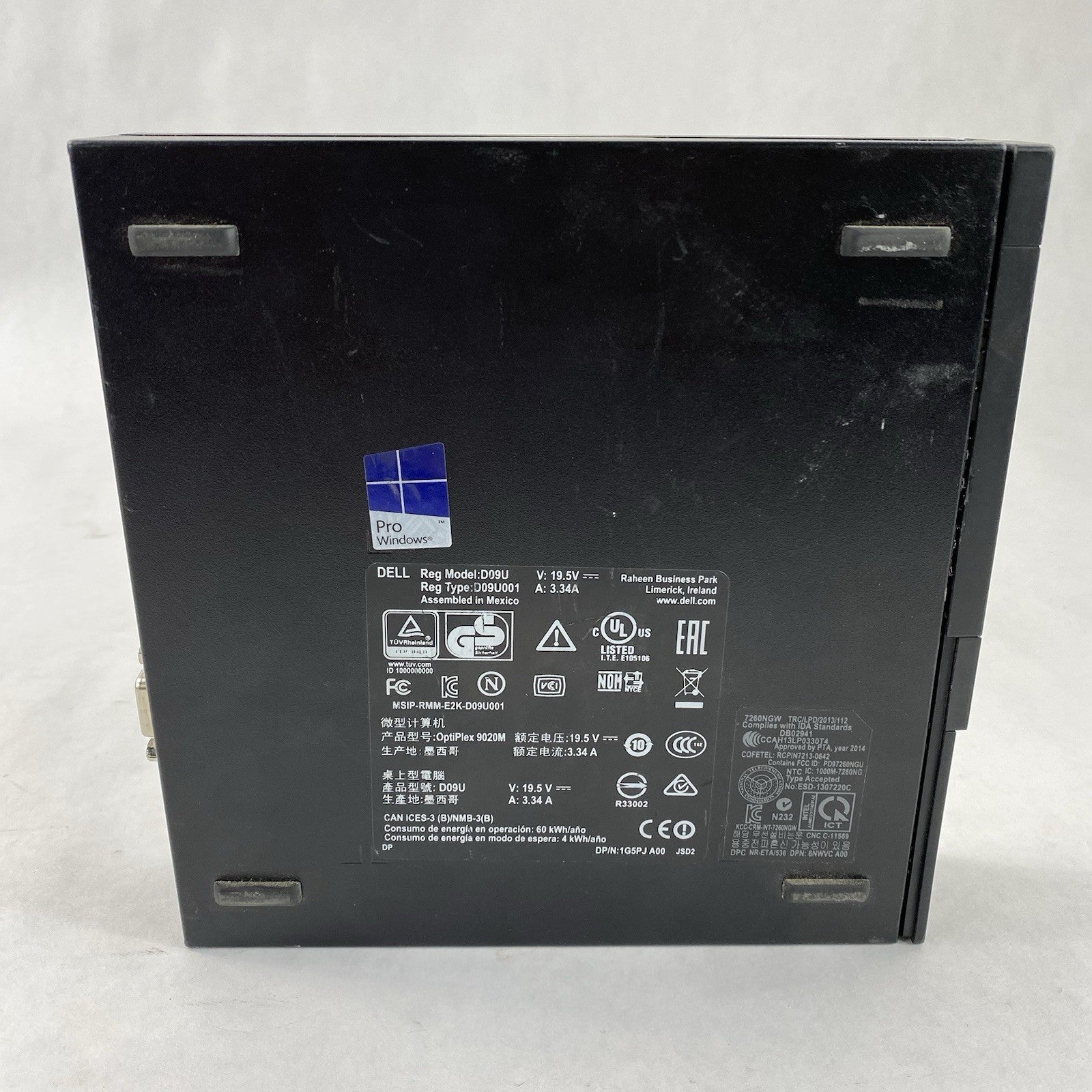 Dell OptiPlex 9020M Micro Intel Core i5-4670T 2.3GHz 8GB RAM No HDD OS AC READ