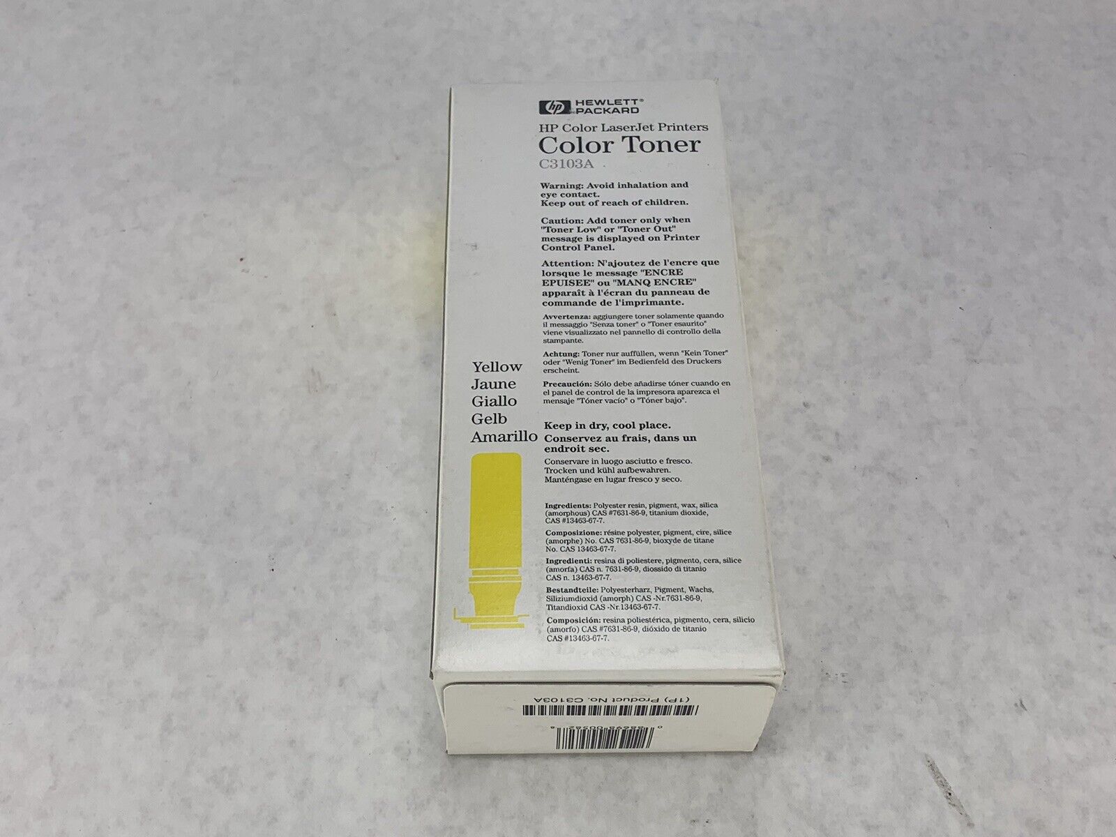 HP Color LaserJet Printers Color Toner C3103A Yellow Color LaserJet 5(M)
