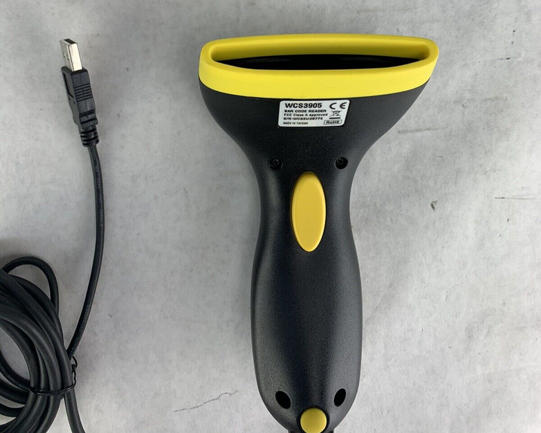Lot of 2 Wasp WCS3050 USB Barcode Scanner