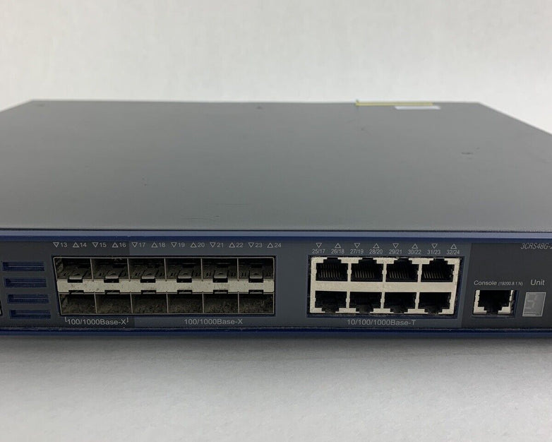 3COM 3CRS48G-24S-91 4800G 20-Port Gigabit Network Ethernet Switch Tested Reset