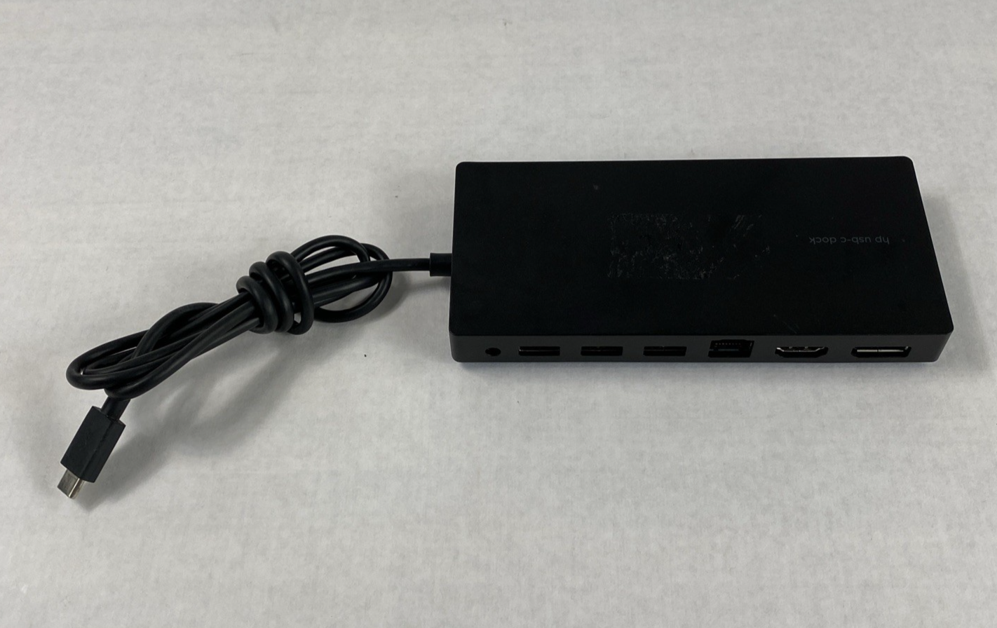HP Elite USB-C TPA-B01 19.5V 3.33A Docking Station (Lot of 2)
