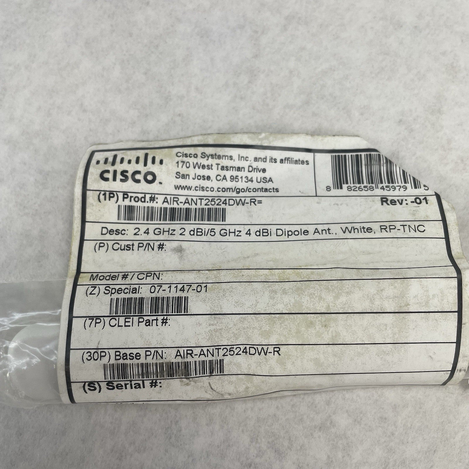Cisco Air-ANT2524DW-R- Lot of 103