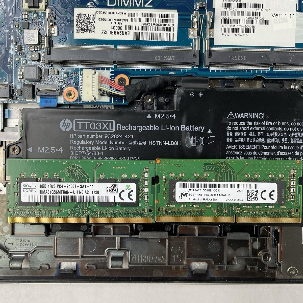 HP EliteBook 850 G6 15.6" i5-8365U 1.60 GHz 16 GB No SSD/OS/AC21