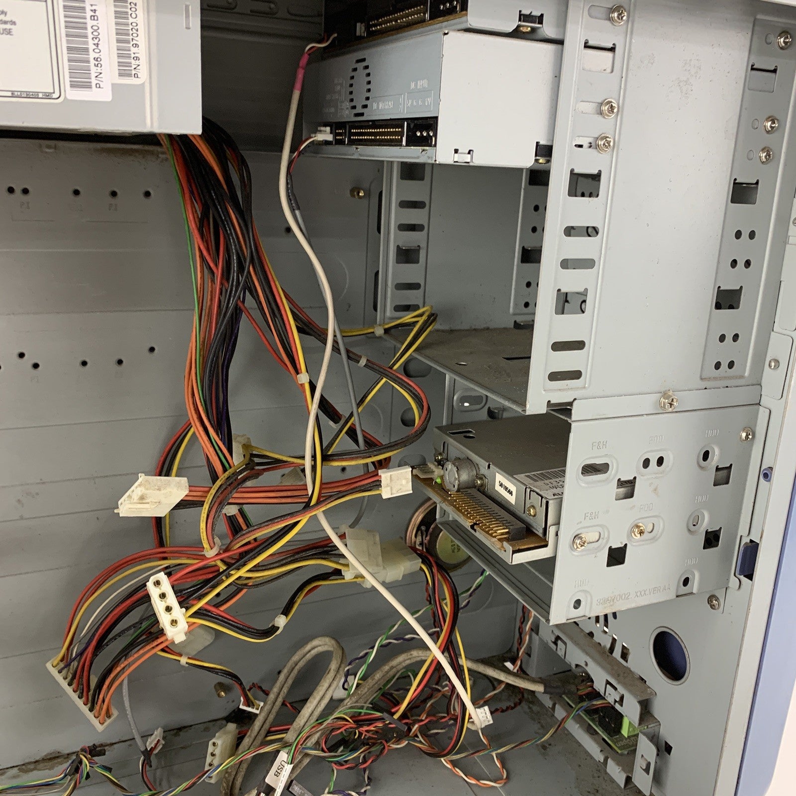 Bytewize Retro Computer Desktop Barebones Chassis w/ ATX-300GU Power Supply