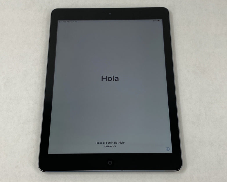 Apple iPad Air 1st Gen A1474 16GB Wi-Fi 9.7" Space Gray IOS 12.5.7