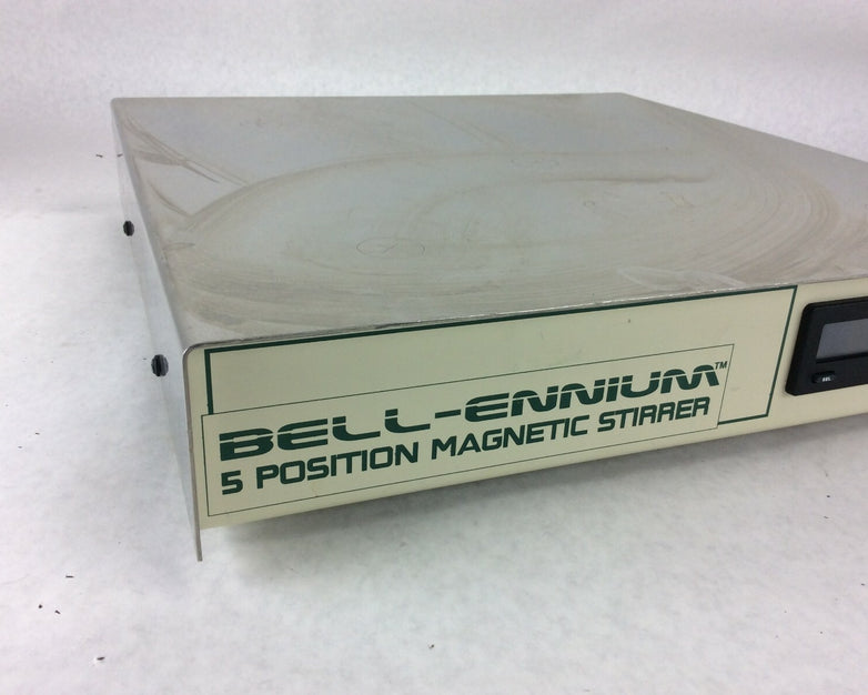 Bellco Biotechnology Bell-Ennium 7785-D2005 5 Position Digital Magnetic Stirrer