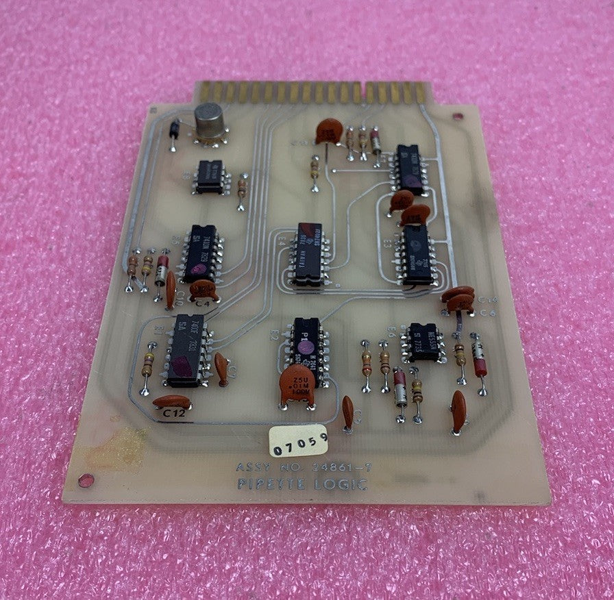 MSI Pipette Logic 07059 Assy No 24861-7 Micromedic Card