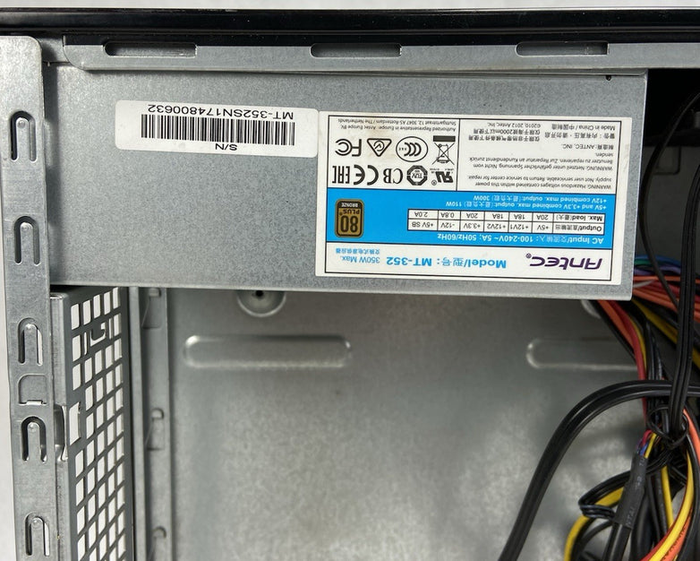 Antec Minuet 350 Slimline Micro Computer Case Antec MT-352 350W PSU