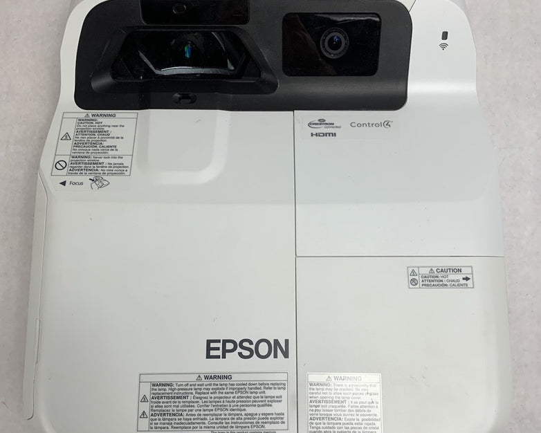 Epson PowerLite 695Wi H740A LCD Lamp Projector 5578 Lamp Hours - Dim No Remote