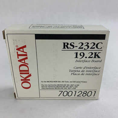 New Box Opened Okidata RS-232C SERIAL 19.2K Interface Board Card