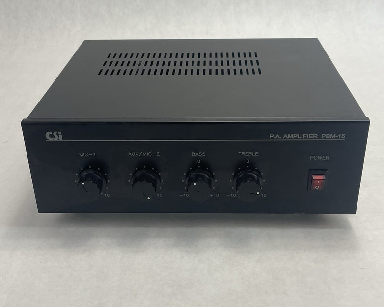 CSI Speco Technologies PBM-15  PA Amplifier Tested