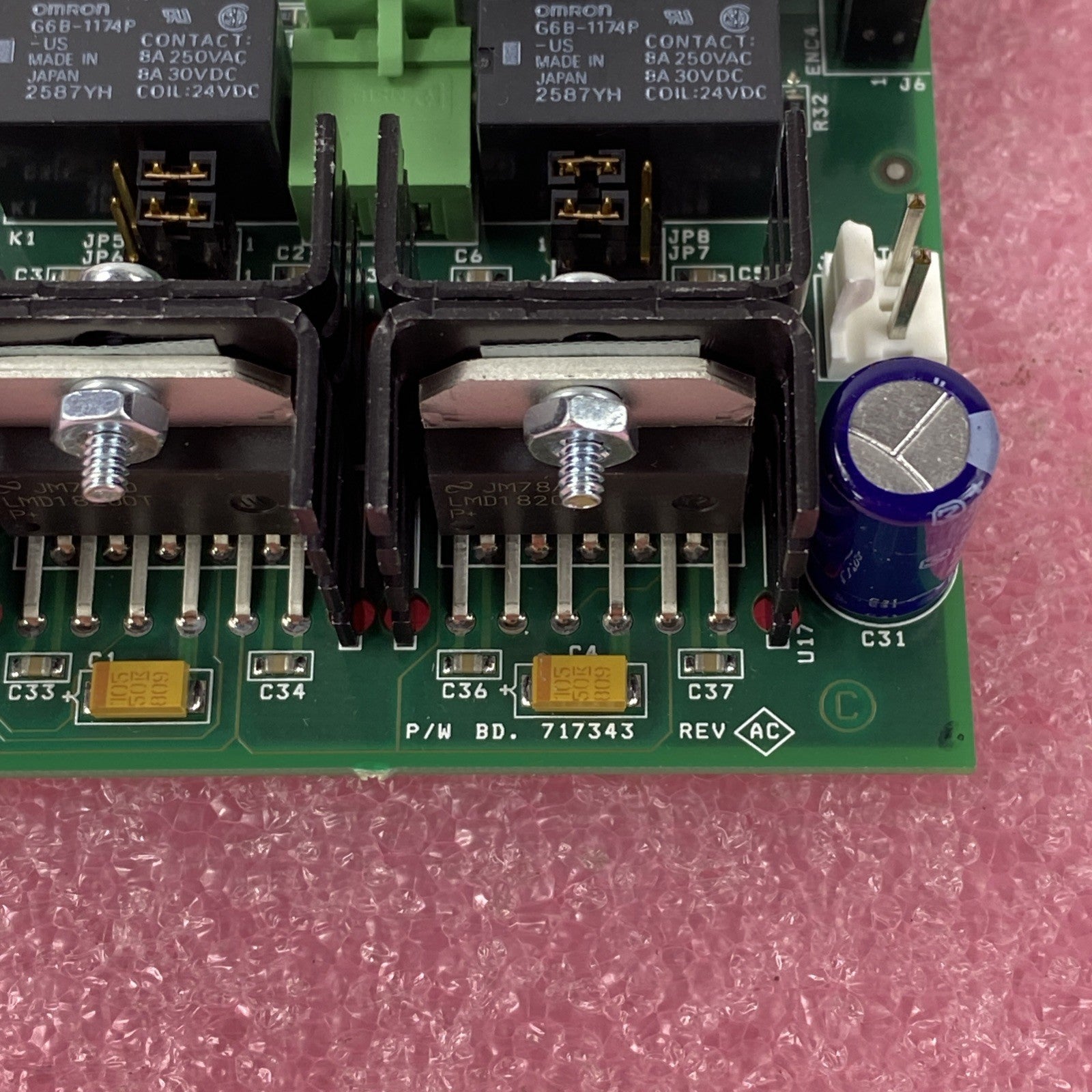 Beckman Coulter 717343 Rev AC Specialized Electronic Control Circuit Board3