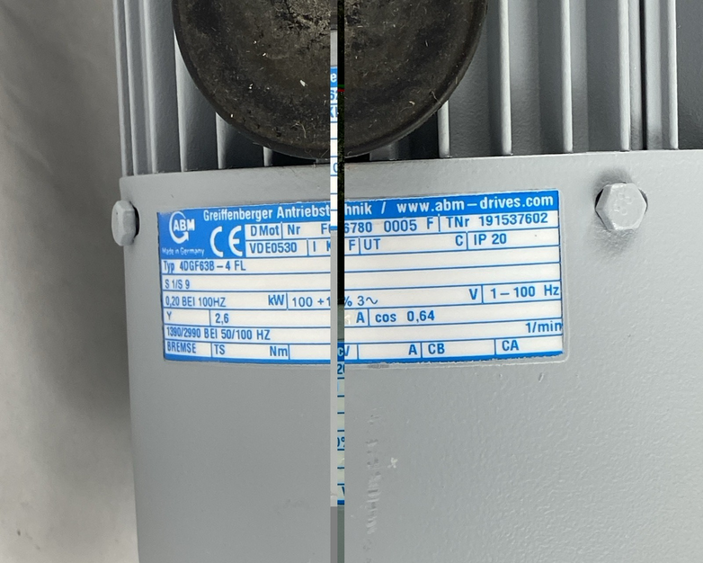 Vacuubrand ME 4C Vario Vacuum Pump Unit 4DGF63B-4 FL