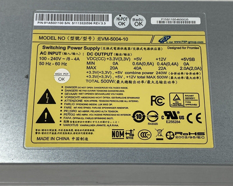FSP EVM-5004-10 Switching Power Supply 500W