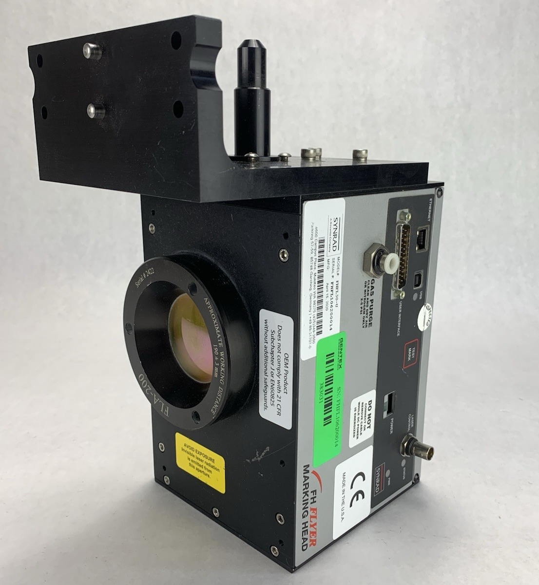 Novanta Synrad FHFL30 U FH Flyer Marking Head Laser System5