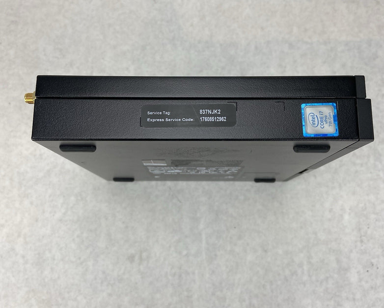 Dell Optiplex 7050 Micro Intel Core i7-7700T 2.9GHz 8GB RAM w/AC No HDDOS
