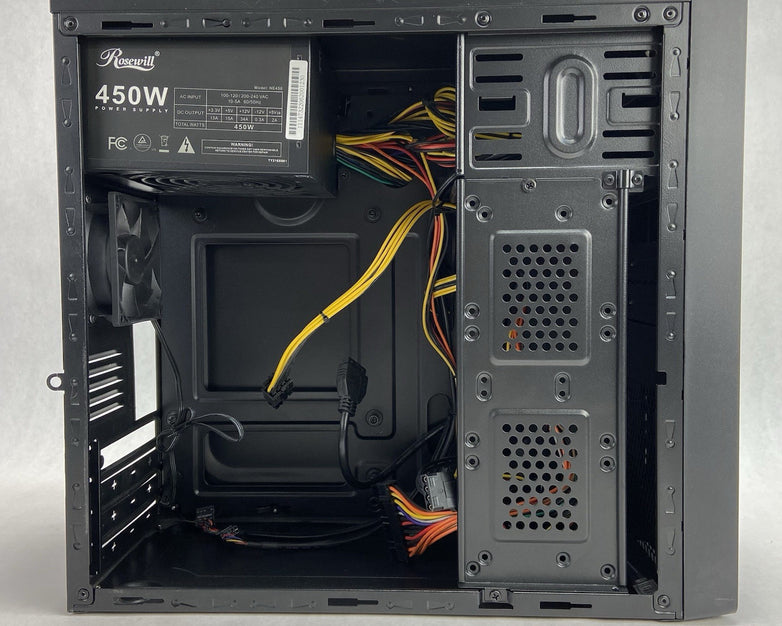 Rosewill SRM-01B-450 Micro ATX Mini Tower Computer Case Rosewill NE450 450W PSU