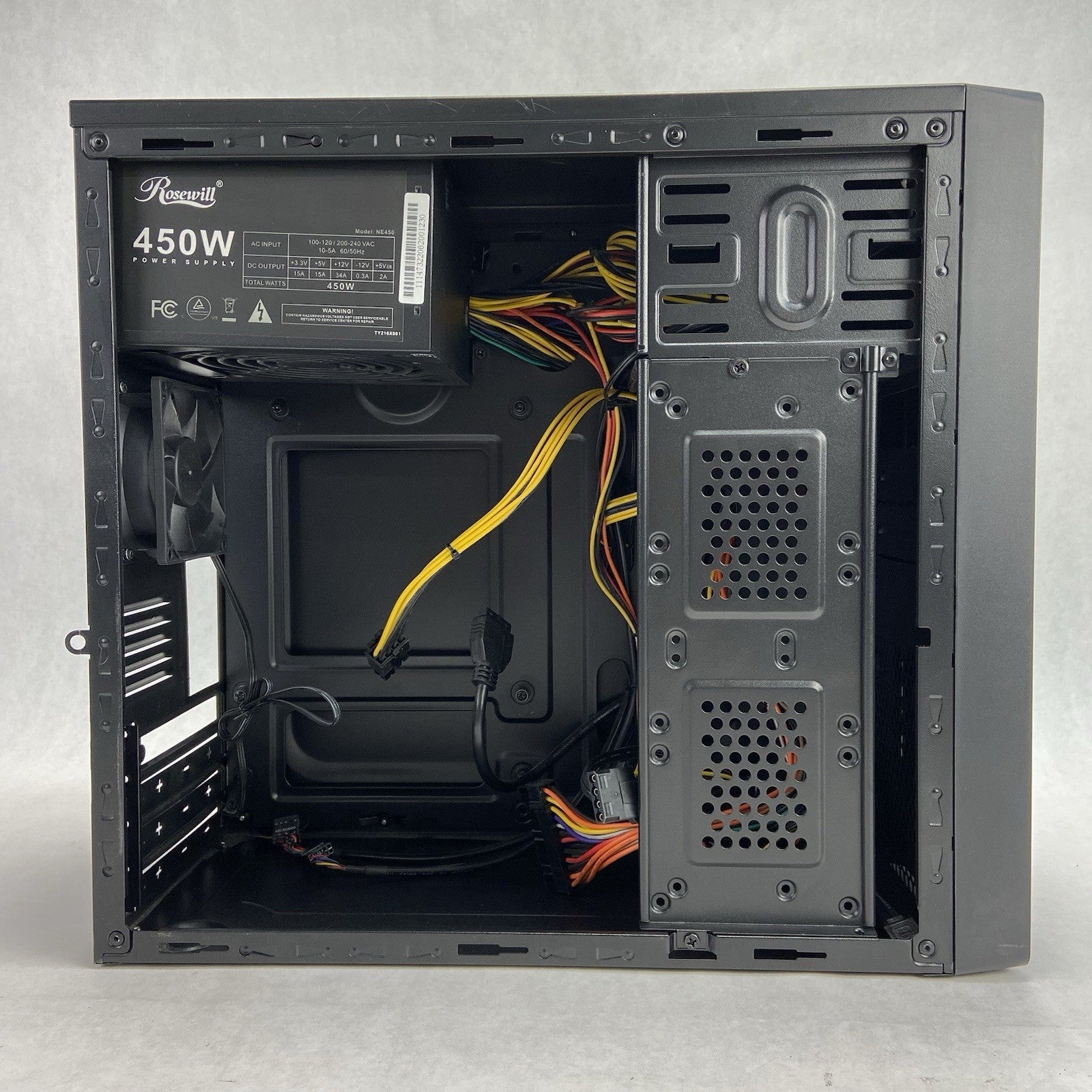 Rosewill SRM-01B-450 Micro ATX Mini Tower Computer Case Rosewill NE450 450W PSU8