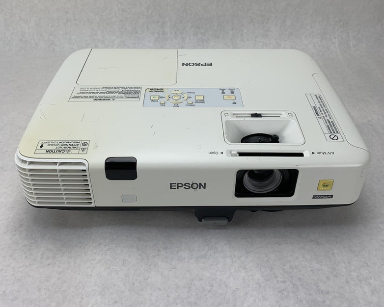 Epson PowerLite 1940W H474A LCD Lamp Projector 2703 Hours - No Remote