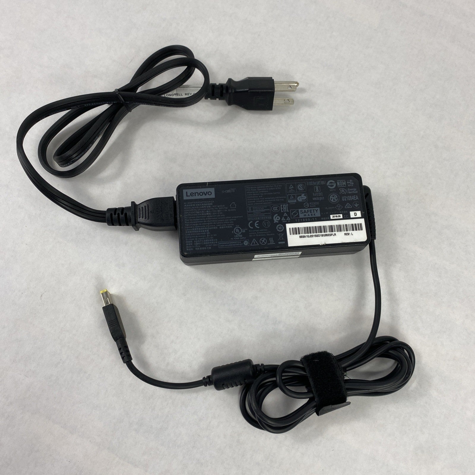 Lenovo ADP-90XD B 90W 20V 4.5A Slim Square Tip Charger AC Adapter (Lot of 8)