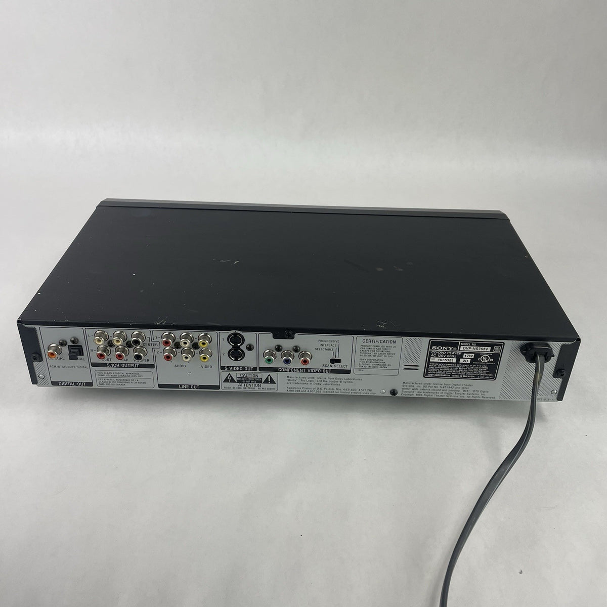 Sony DVP-NS755V DVD CD Player - Tested6