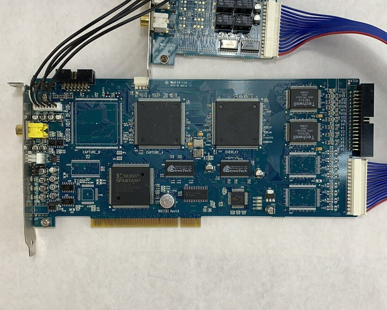 Xilinx Spartin Video Control Board XC2S150E 1607(B) Rev 1.6 w/ Sister Board 1.8